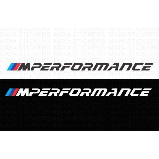 BMW M Performance Logo - BMW M performance logo stickers ( Pair of 2 )