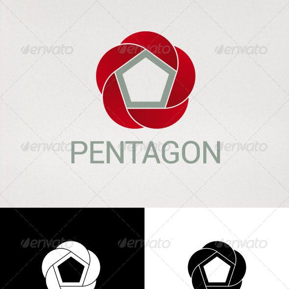 Pentagon Logo - Pentagon Circle Graphics, Designs & Templates from GraphicRiver
