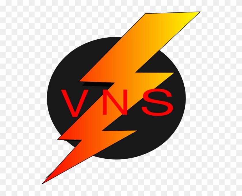 Orange Lightning Logo - Vns Lightning Clip Art At Clker - Vns Logo - Free Transparent PNG ...