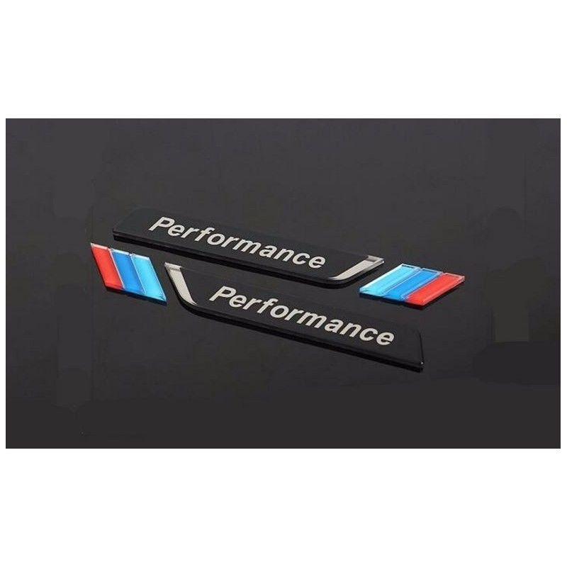 BMW M Performance Logo - 2x Logo M Performance BMW ACRYLIQUE 13,5x1,6cm BLACK - Style and Cars