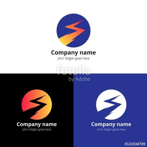 Orange Lightning Logo - Lightning bold, thunder bolt, zipper, lighting strike expertise