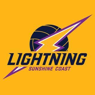 Orange Lightning Logo - Sunshine Coast Lightning