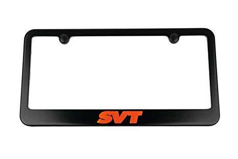 Orange Lightning Logo - Ford SVT Lightning & SVT Raptor License Plate Frame