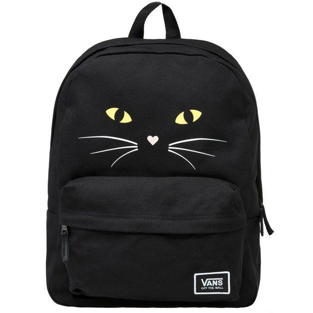 Cat Vans Logo - Vans Black Realm Cat at Soletrader