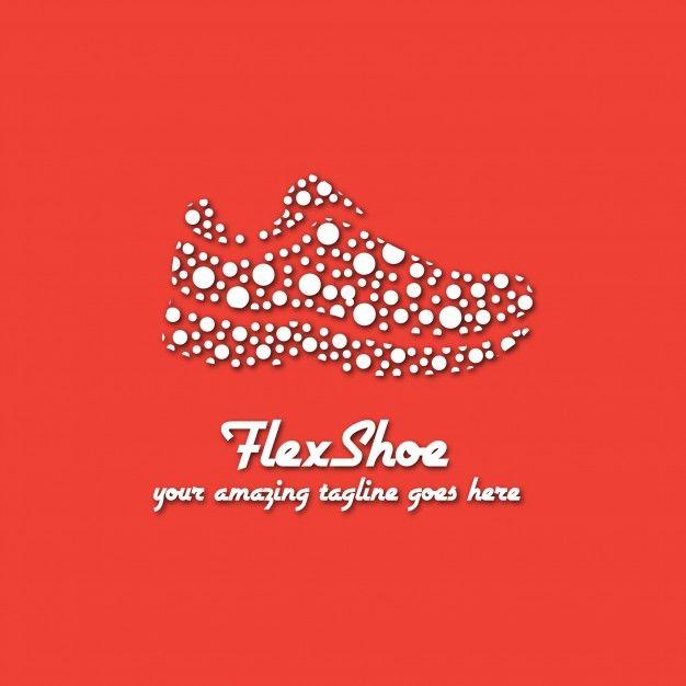 Shoe Red Logo - Shoe logo template Vector
