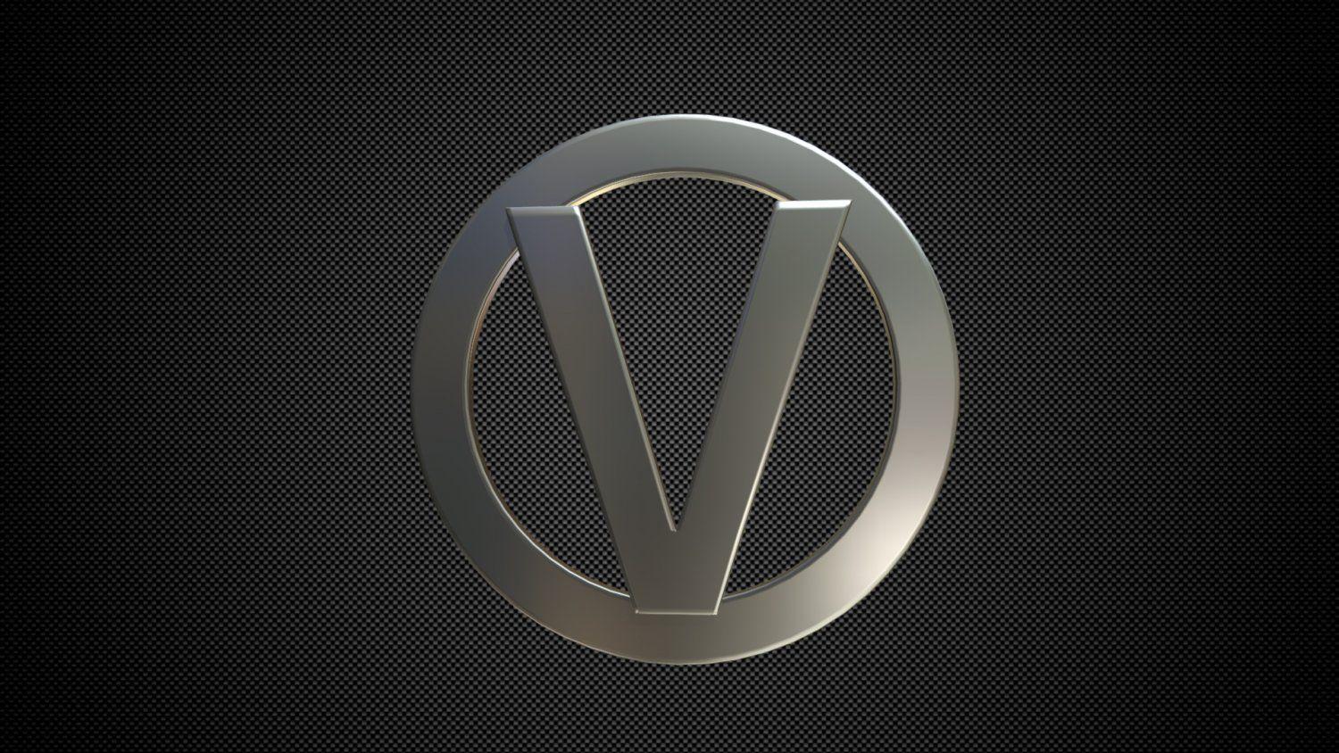 Vortex Logo - Vortex logo 3D Model in Parts of auto 3DExport