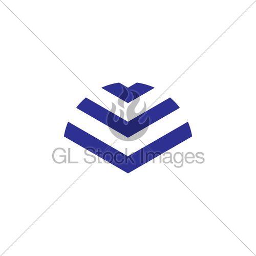 Abstract V Logo - Abstract V Letter In Semi Circle Logo Vector · GL Stock Images