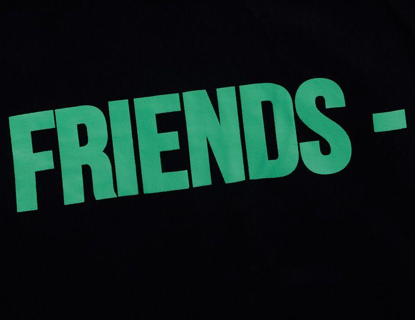 Vlone Friends Logo - RODEO BROS: VLONE Vee Ron Vee loan parka sweat shirt men gap Dis