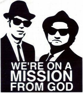 Blues Brothers Logo - THE BLUES BROTHERS WE'RE ON A MISSION FROM GOD PEEL & RUB ON BLACK ...