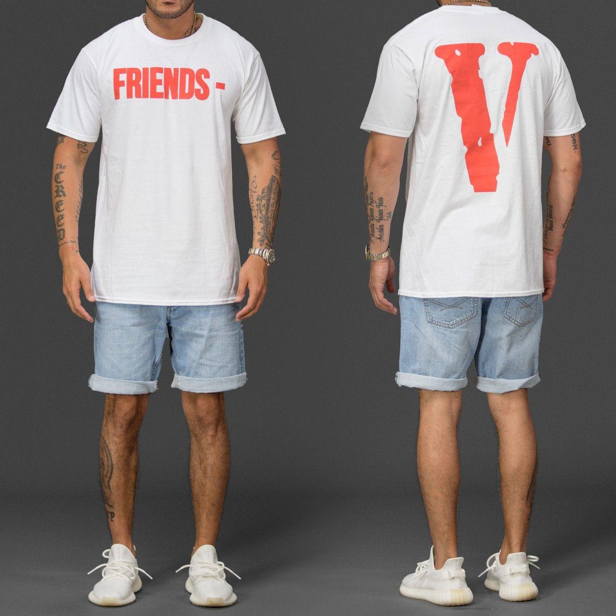 Vlone Friends Logo - VLone Friends T-Shirt - WEHUSTLE | MENSWEAR, WOMENSWEAR, HATS ...
