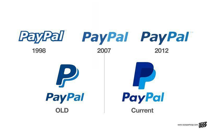 Old PayPal Logo - You Won't Believe How Much Brand Logos Have Changed Over The Years