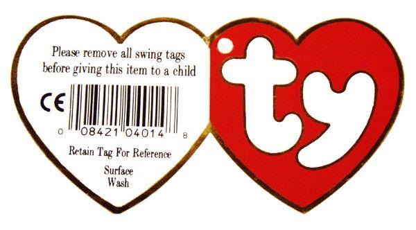 Ty Logo - Beaniepedia : heart tag : Beanie Babies online database
