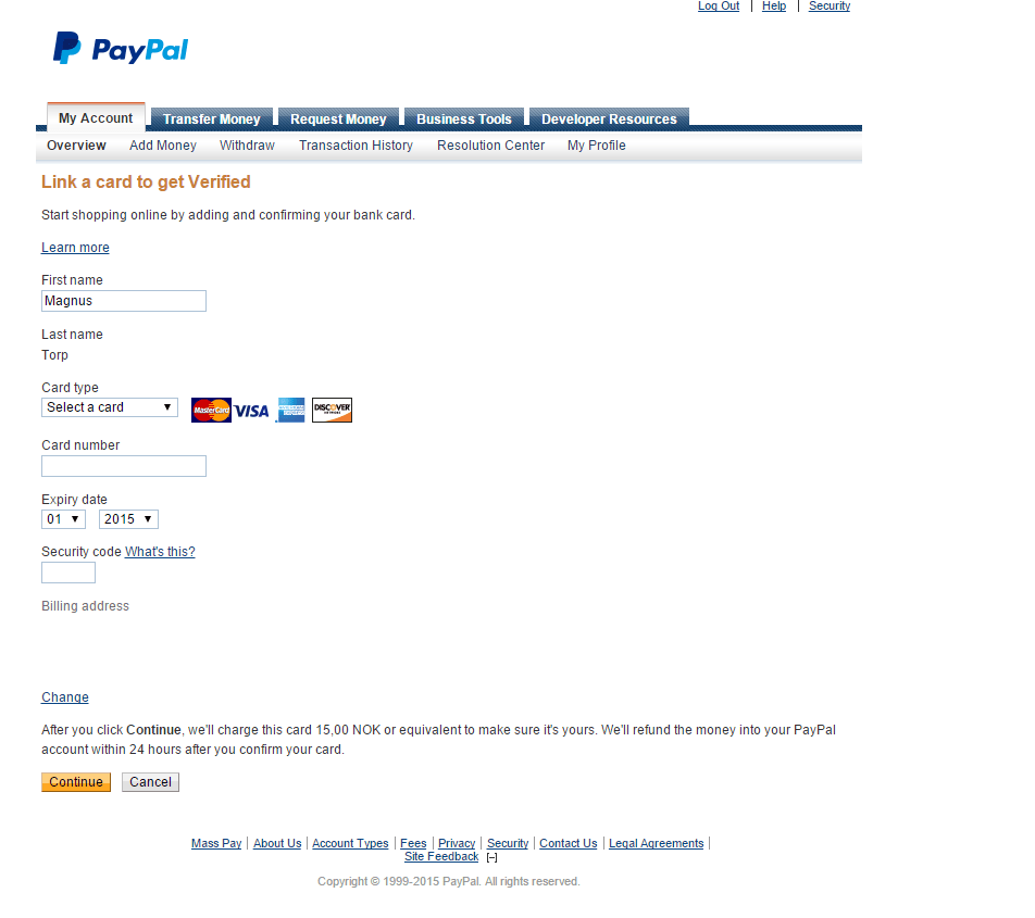 Old PayPal Logo - Old Paypal Interface - DreamweaverVCC
