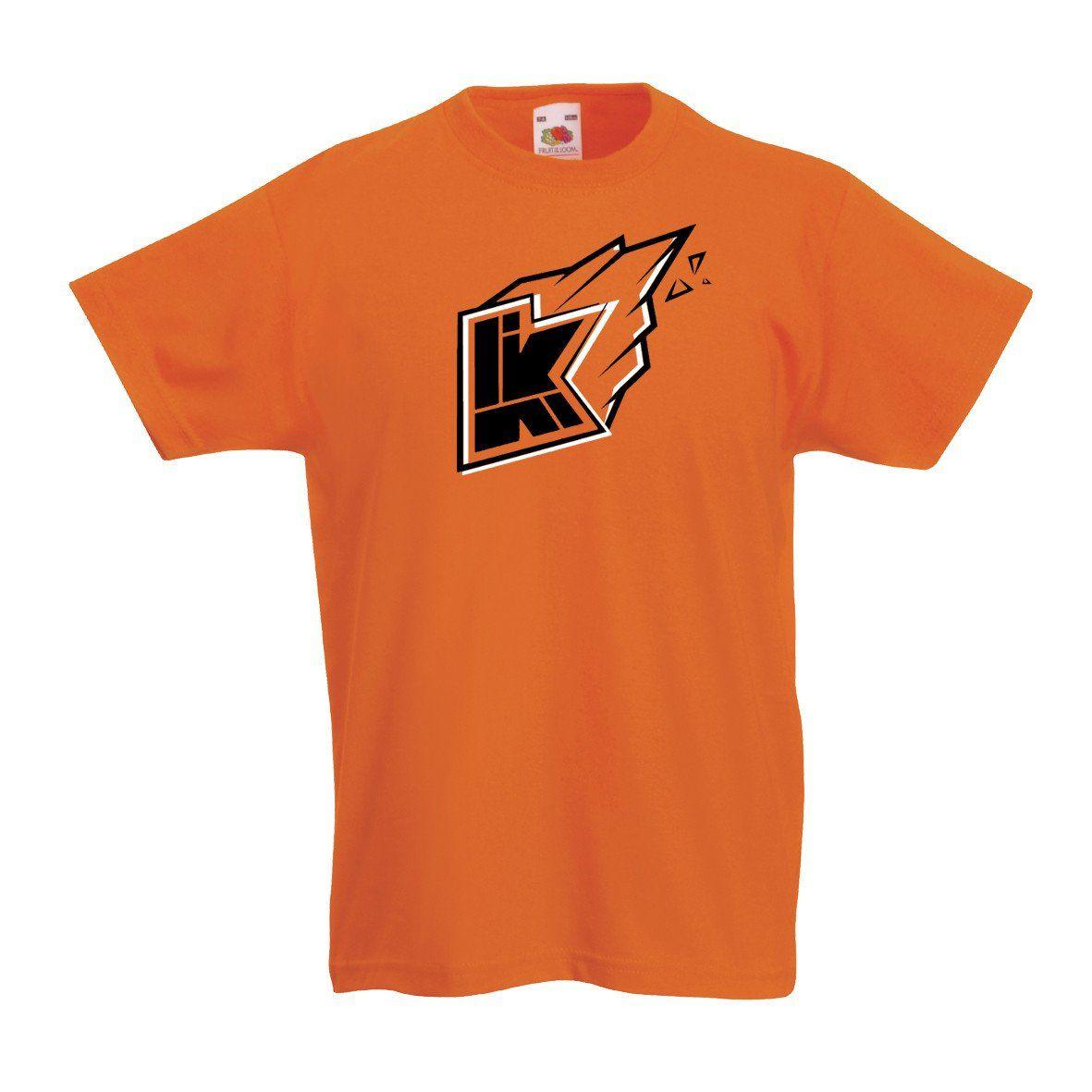 Orange and Red K Logo - K Logo