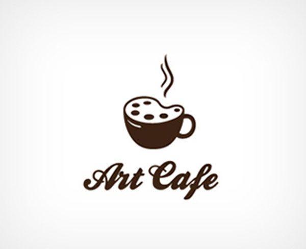 Coffee Art Logo - Double meaning logo design inspiration: : Art Cafè | Logos With ...