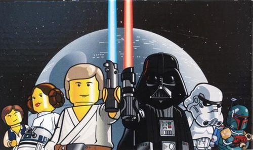 LEGO Star Wars Logo - Lego Star Wars Logo Minifigure Vignette: A LEGO® creation