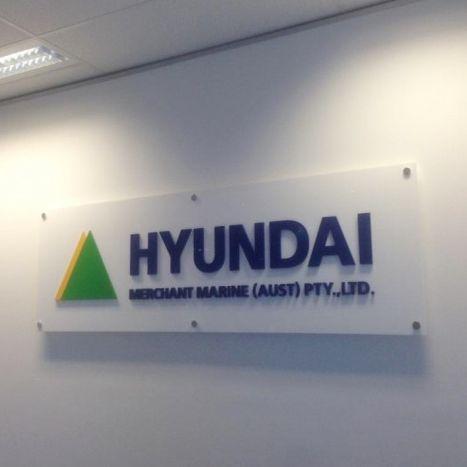 Wall Office Logo - Office Walls Signs UK. Glass Plaques & Acrylic Signs