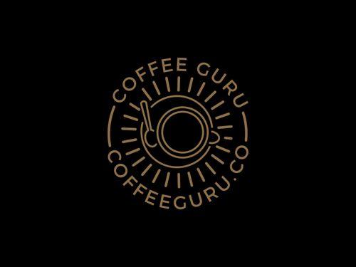 Coffee Art Logo - Line Art Logo Design