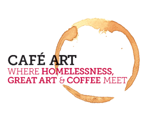 Coffee Art Logo - Homeless exhibition at Shine - Shine