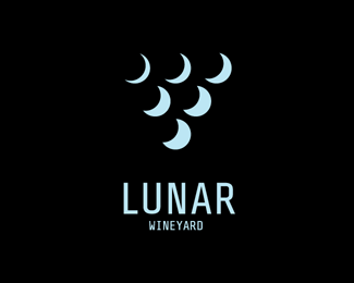 Lunar Logo - Lunar wineyard Designed