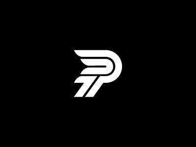 Black P Logo - Letter P Logo Mark