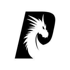 Black P Logo - Search photo letter p logo