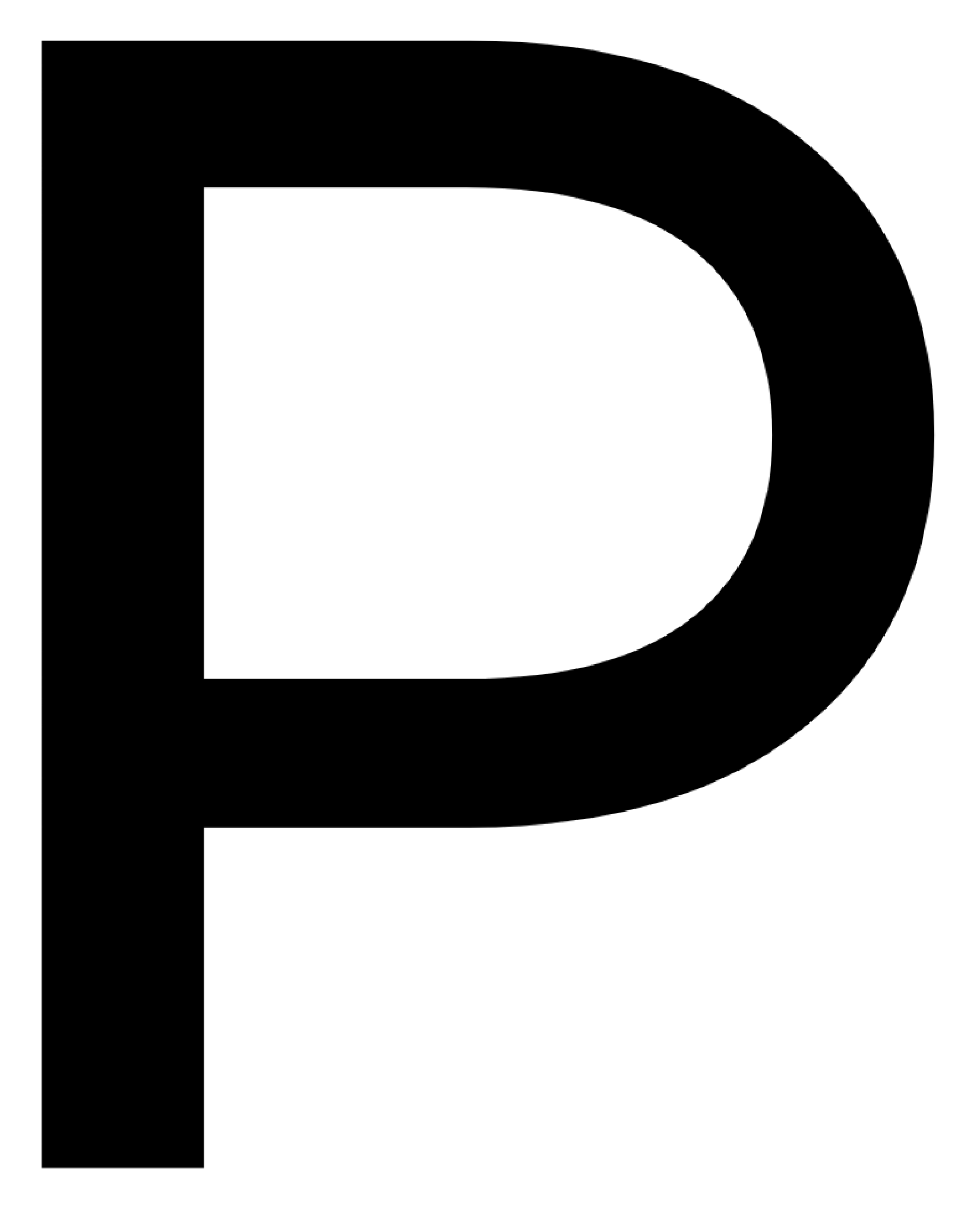 Black P Logo - Logos — PROG·E·NY