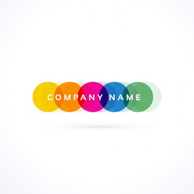 Colorful Circular Logo - Logo with colored circles Vector | Free Download