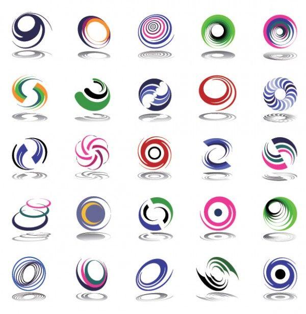 Colorful Circular Logo - Colorful Circular Logo Vector Designs