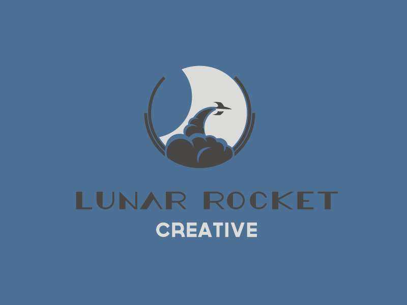 Lunar Logo - Lunar Rocket Design Final by Jamal | Atomos Creative | Dribbble ...