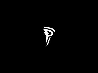 Black P Logo - Perspective Letter P Concept Logo