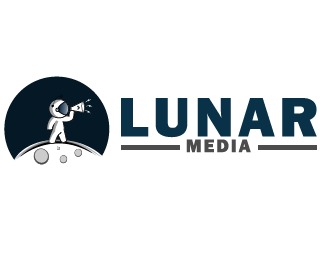 Lunar Logo - Lunar Media Designed