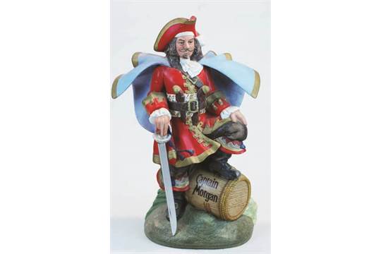 Whiskey Pirate Logo - Whisky Advertising figure statue China modelled figure of a Pirate