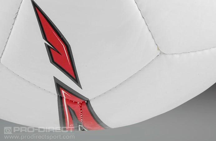 Fire Red and White Ball Logo - Reusch Football - Reusch T-05 Ball - Football Balls - Fire Red-White