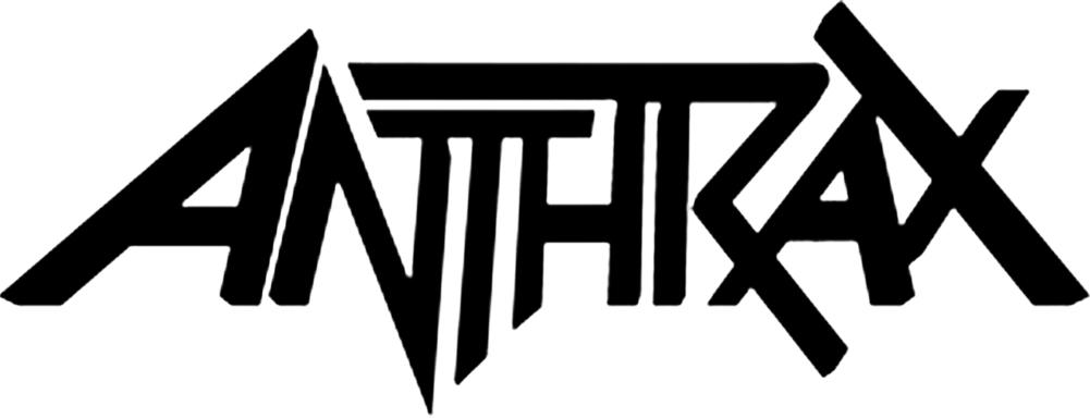 Anthrax Logo - Anthrax Logo Rub-On Sticker - Black