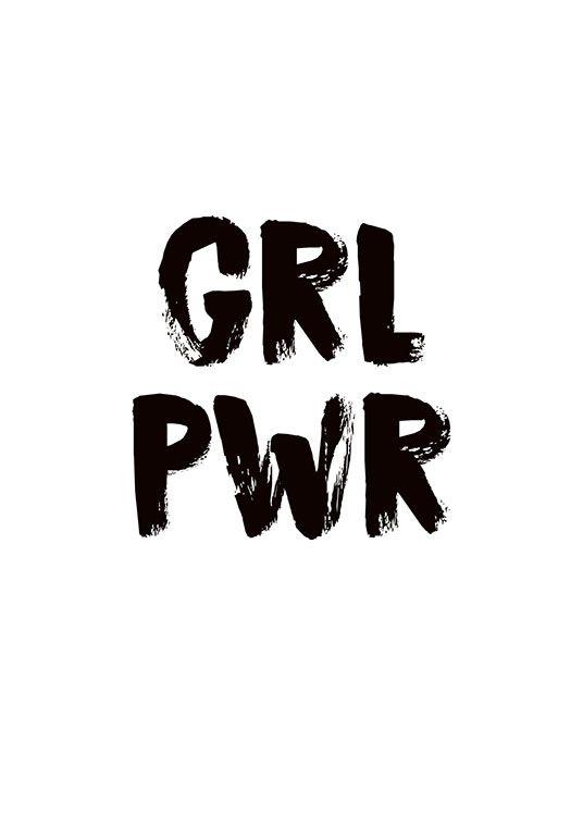 Power Girl Logo - Girl Power Poster