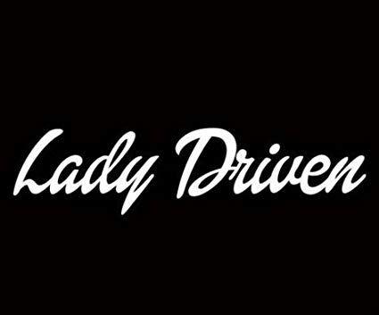 Sweet Windows Logo - Amazon.com: Lady Driven Sticker Vinyl Decal - JDM Funny Girl Cute ...