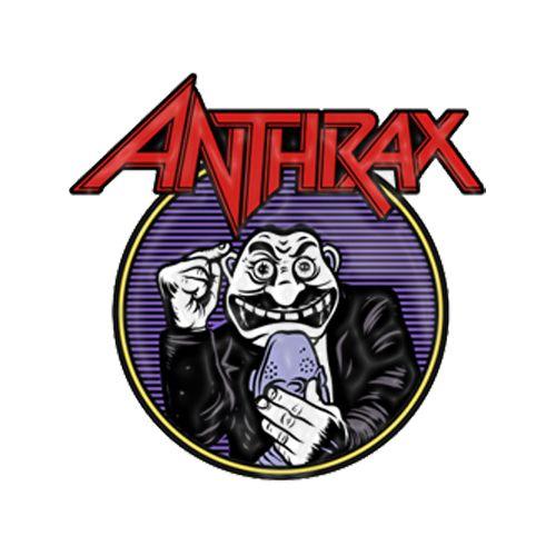 Anthrax Logo - Anthrax. Not Man Pin