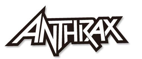 Anthrax Logo - Anthrax American thrash metal band Logo, Width 14 cm decal