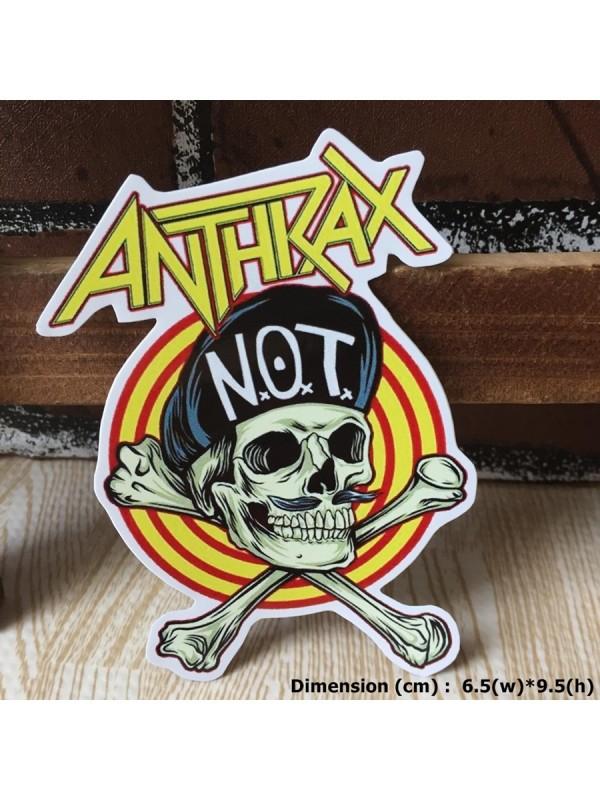 Anthrax Logo - Anthrax Logo Rock Band Art Die Cut Waterproof Vinyl Decal Sticker
