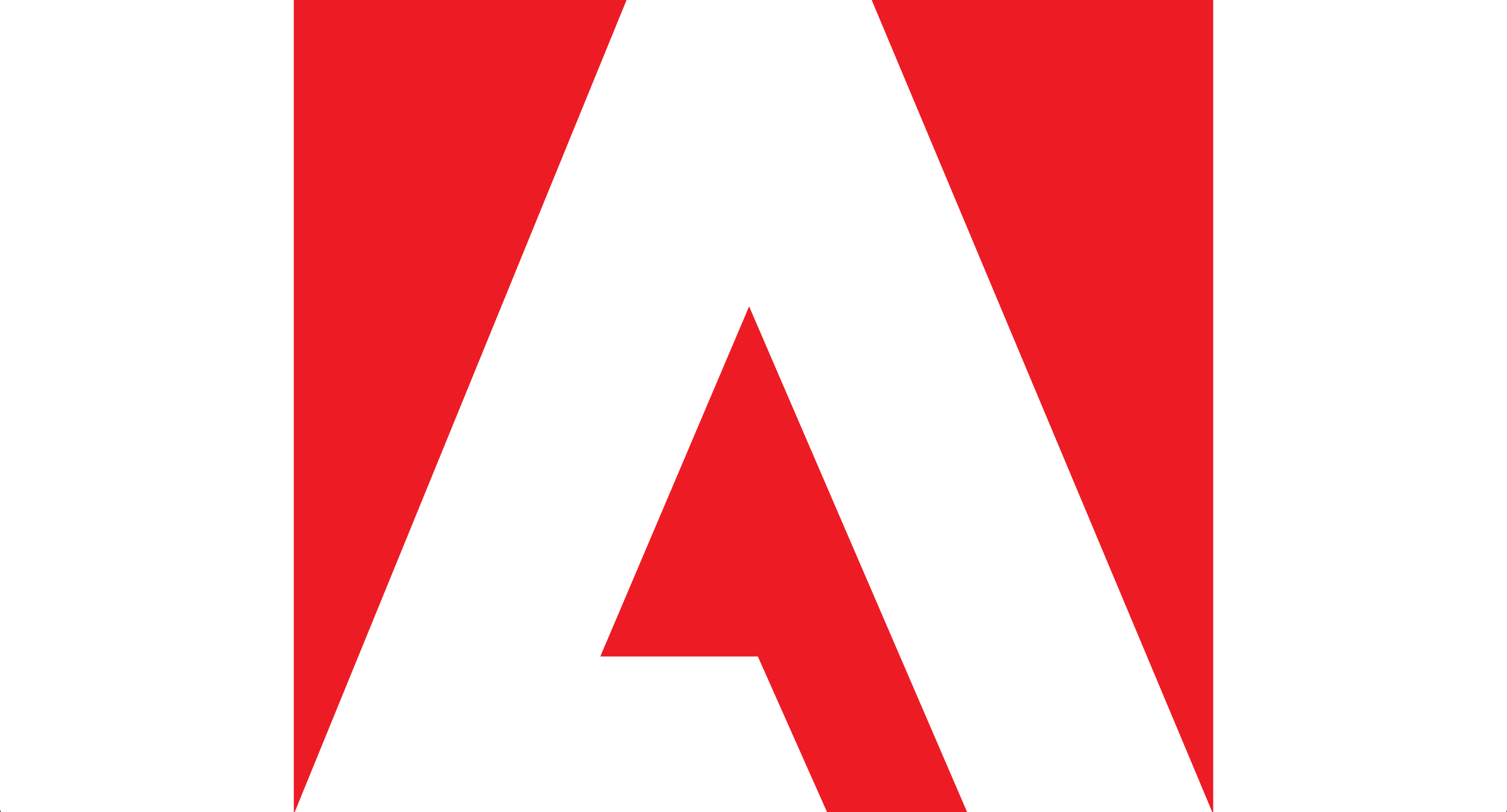 Red Square with White Triangle Logo - Red a Logos