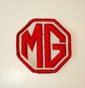 Vintage British Car Logo - Vintage MG British Automotive Car Logo Cloth Jacket Patch New NOS