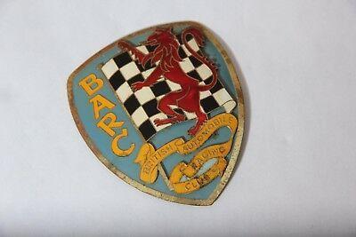 Vintage British Car Logo - VINTAGE BARC BRITISH Automobile Racing Club Enamel Brass Car Badge ...