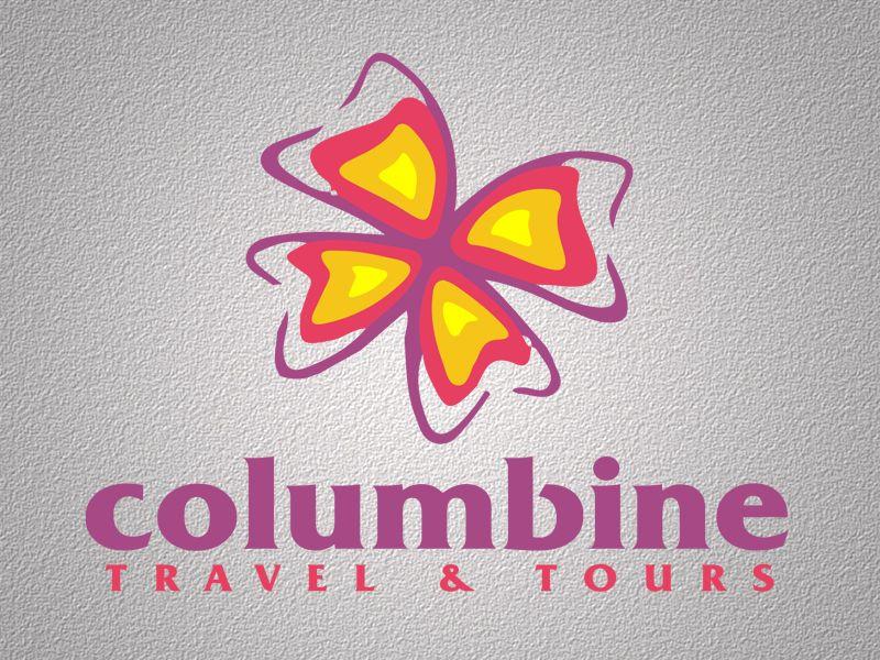 Columbine Flower Logo - Logo for Travel & Tours - m.n.pragash