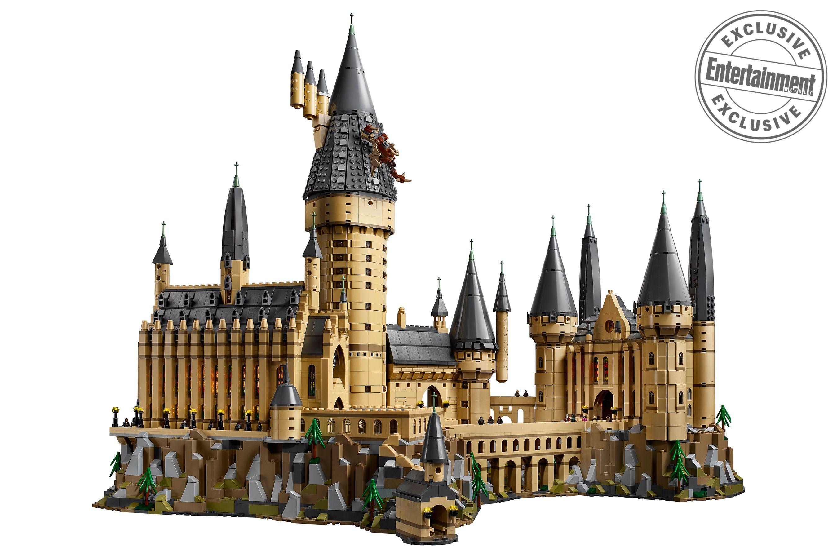 Big Harry Potter HP Logo - Harry Potter: See LEGO's newest, biggest Hogwarts set | EW.com