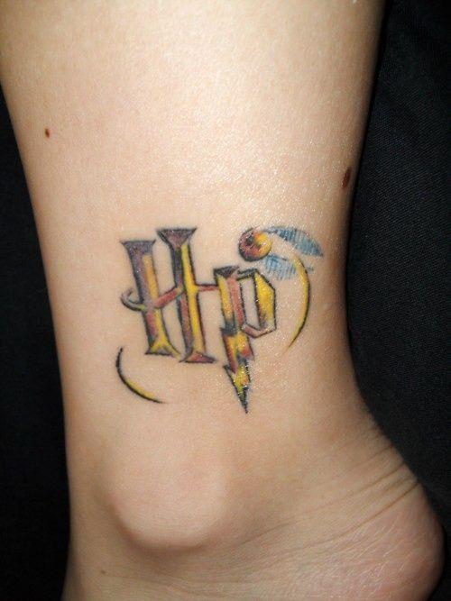 Big Harry Potter HP Logo - Harry Potter Tattoos That Make Harry's Lightning Scar Seem Like