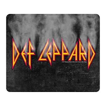 Def Leppard Official Logo - Amazon.com : Def Leppard Mouse Mat Pad Smoke Band Logo Official