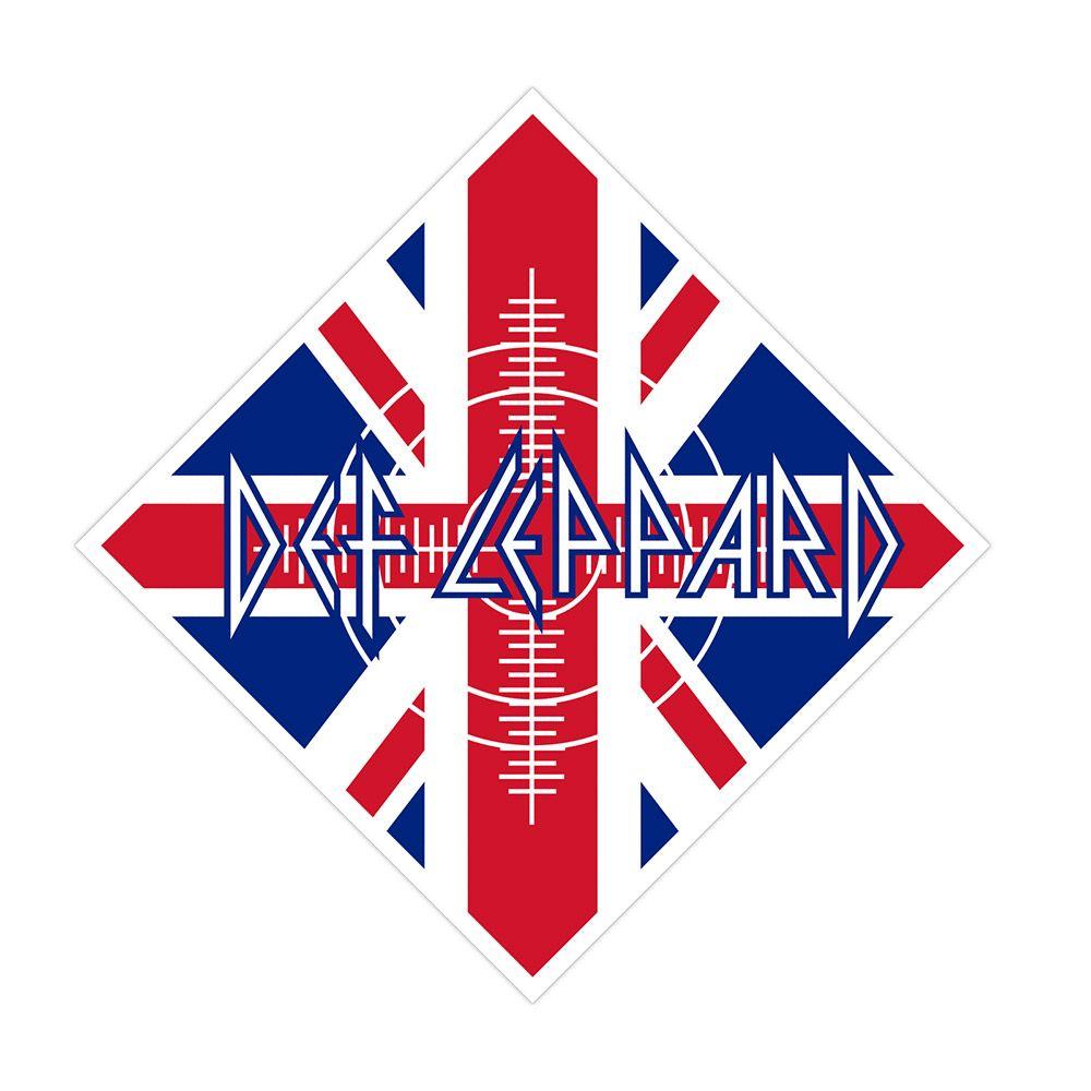 Def Leppard Official Logo - Def Leppard Official Store | Def Leppard Union Jack Flag Bandana