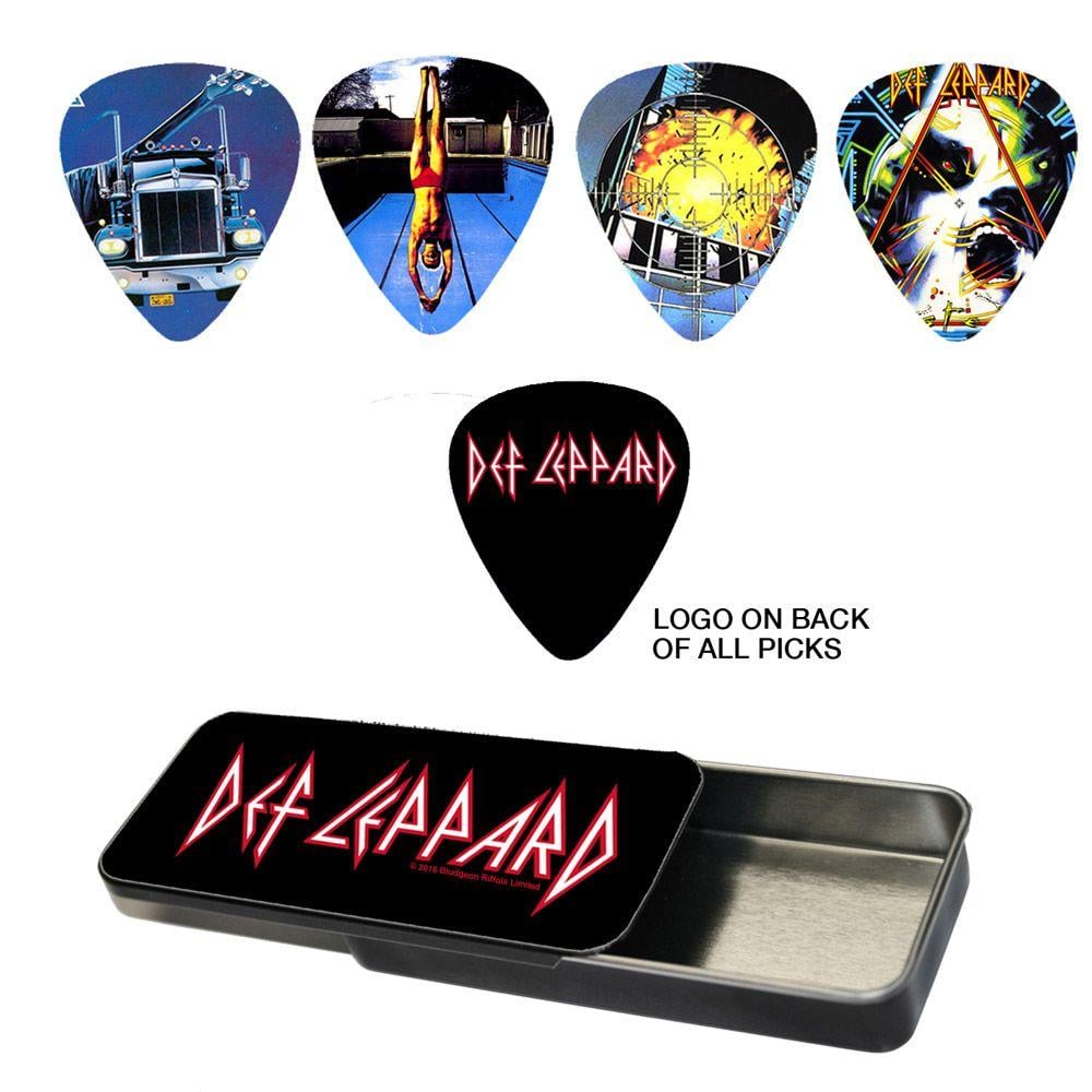 Def Leppard Official Logo - Def Leppard Official Store. Album Art Guitar Pick Set