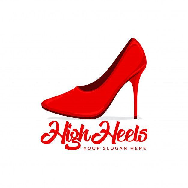 Red Heel Logo - High heel logo Vector